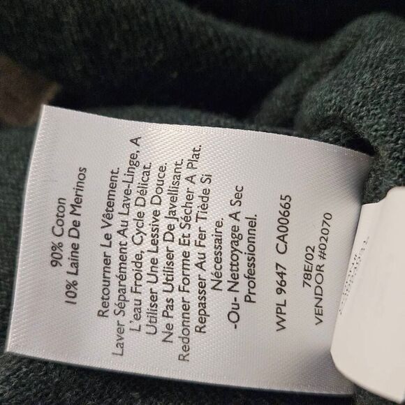 Eddie Bauer mens sweater, cotton/merino, XLT NWT. #894 - Picture 4 of 5